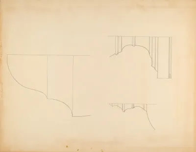Knife And Spoon Box Line Drawing