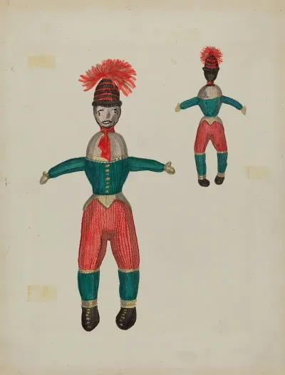 Knitted Doll Duke