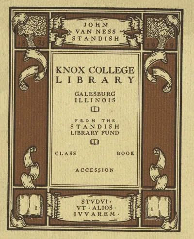 Knox College Galesburg Ill Library