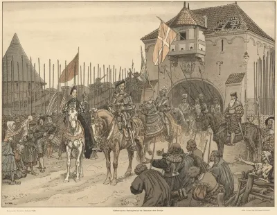 Kobenhavns Overgivelse Til Christian Den Tredie Copenhagen Surrenders To Christian Iii
