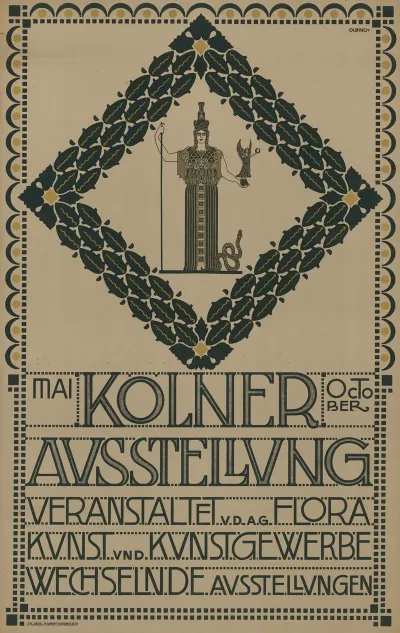 Kolner Ausstellung Veranstaltet Von Der A G Flora Kunst Und Kunstgewerbe