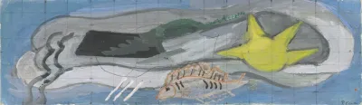 Komposisjon Med Fisk