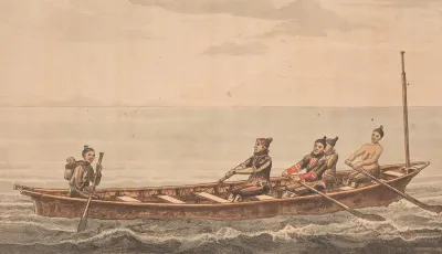 Konebad Illustration Til W A Graah Undersogelsesrejse Til Ostkysten Af Gronland