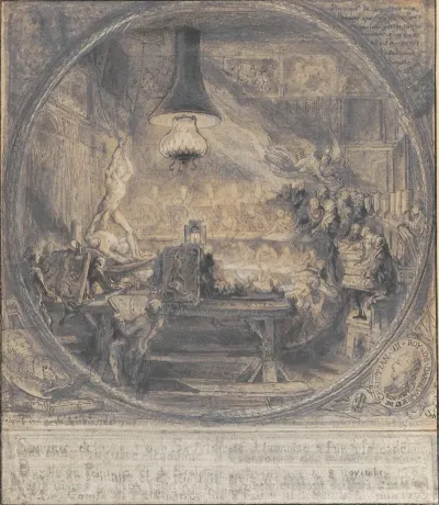 Kong Christian Viis Besog Pa Det Kgl Franske Kunstakademi I Paris 8 Nov 1768