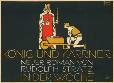 Konig Und Karrner Neuer Roman Von Rudolph Stratz In Der Woche