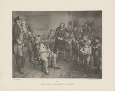 Konig friedrich wilhelm i in einer volksschule