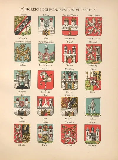 Konigreich‎ ‎bohmen Kralovstvi‎ ‎ceske ‎ ‎iv