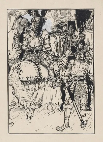 Koning Lear Cordelia En Hun Leger