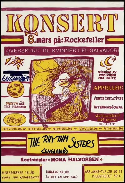 Konsert 8 Mars Pa Rockefeller Overskudd Til Kvinner I El Salvador