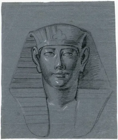Kop Van Een Egyptisch Beeld