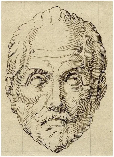Kop Van Willem I Van Oranje En Face Sculptuur
