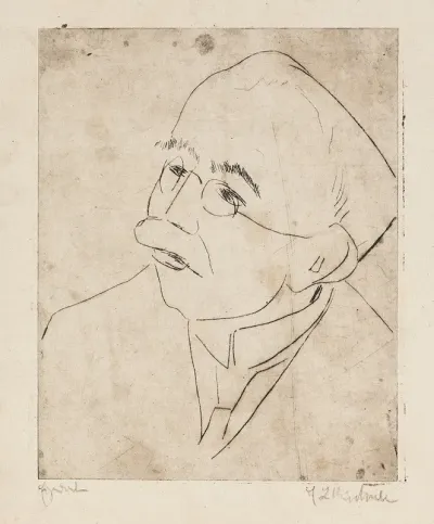 Kopf Gustav Schiefler I