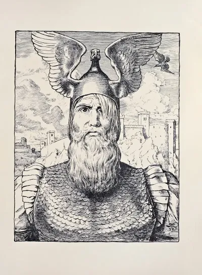 Kopf Wotans