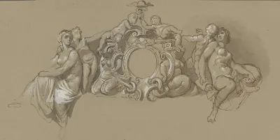 Kopfleiste Mit Figurlichem Schmuck 2