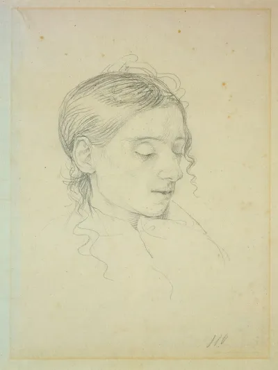 Kopfstudie Der Sophia Sieveking