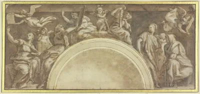 Kopie Der Sibyllen Des Raffael In S Maria Della Pace In Rom