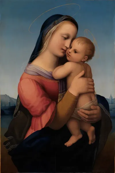Kopie Nach Der Madonna Aus Dem Hause Tempi Von Raffael