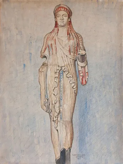 Kore Akropolis Museet Inv 685