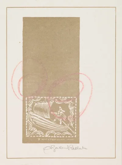 Koru Kalevala The Illustrated Kalevala Poem L Vignette With Vainamoinens Departure
