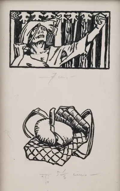 Koru Kalevala The Illustrated Kalevala Poem Xxxiii Opening Vignette End Vignette Not Final Version