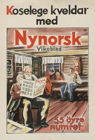 Koselege Kveldar Med Nynorsk Vikeblad 35 Oyre Numret