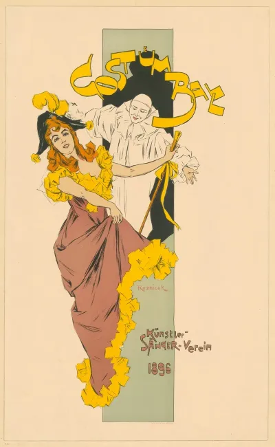 Kostumball Kunstler Sanger Verein 1896