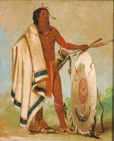 Kotz A To Ah Smoked Shield A Distinguished Warrior