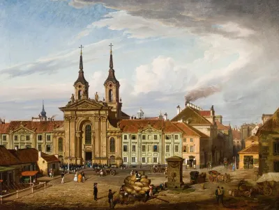 Krasinski Square And The Piarist Church