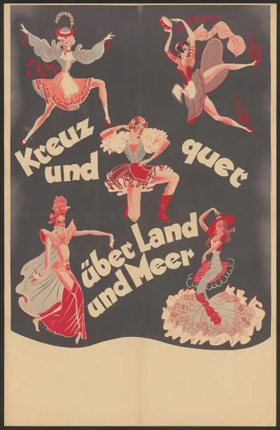 Kreuz Und Quer Uber Land Und Meer