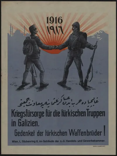 Kriegsfursorge Fur Die Turkischen Truppen In Galizien Gedenket Der Turkischen Waffenbruder 2