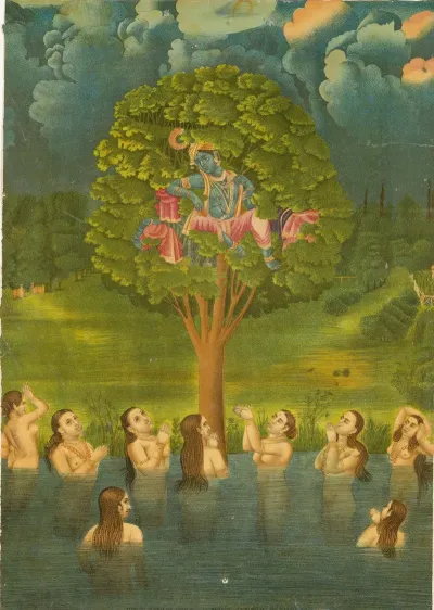 Krishna Steals The Clothes Of The Gopis