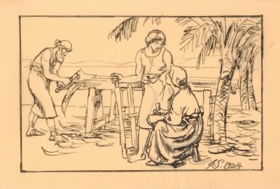 Kristus Som Tommersvend Hos Joseph Og Maria