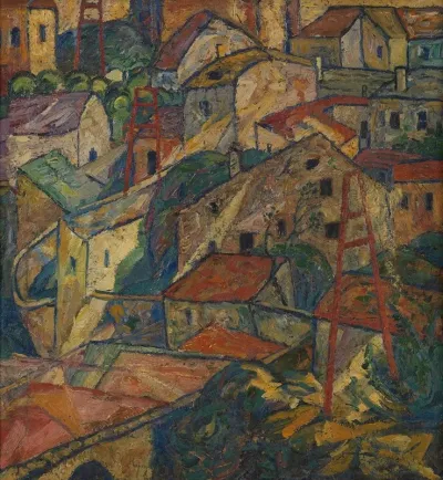 Krumauer Stadtlandschaft