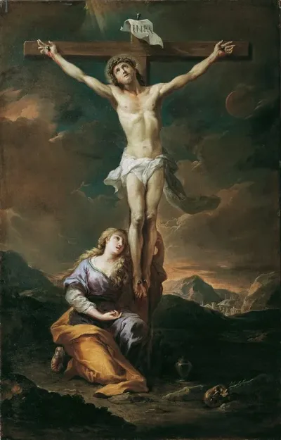 Kruzifixus Mit Maria Magdalena