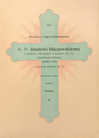 Ks ‎ ‎dr ‎ ‎jozefowi‎ ‎bilczewskiemu