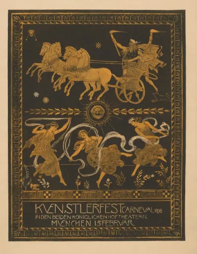 Kuenstlerfest Carneval 1898 In Beiden Koniglichen Hoftheatern Munchen