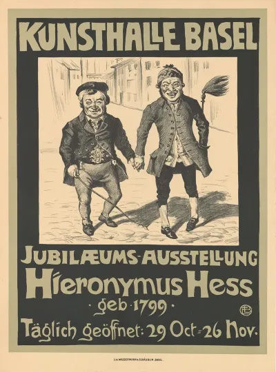Kunsthalle Basel Jubilaums Ausstellung Hieronymus Hess