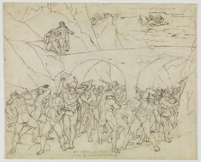 Kuppler Betruger Und Schmeichler Von Den Teufeln Gepeitscht Dante Inferno Canto 18 V 79