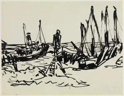 Kustendampfer Und Ankernde Boote Fehmarn