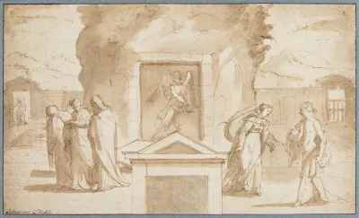 Kvinderne Ved Kristi Grav Og Noli Me Tangere
