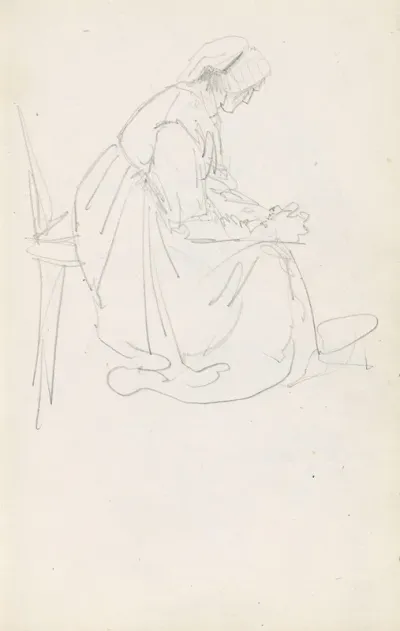 Kvinne Med Foldede Hender