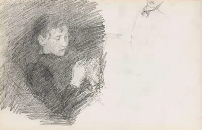 Kvinneportrett Fragment