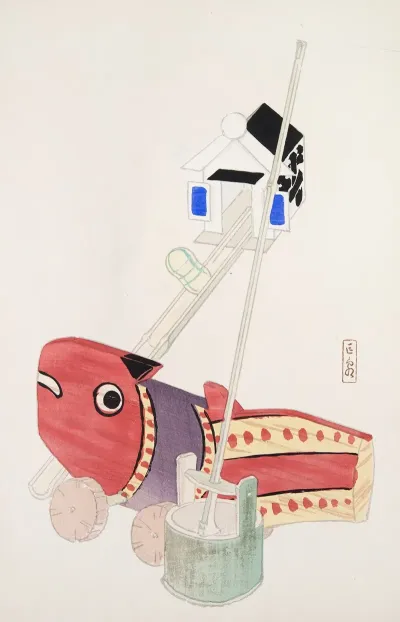 Kyosens Collected Illustrations Of Japanese Toys Pl 055