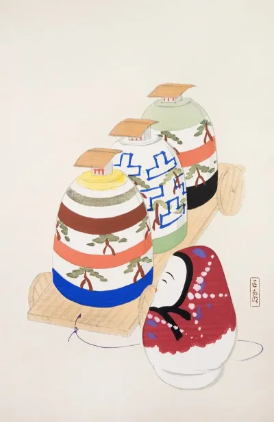 Kyosens Collected Illustrations Of Japanese Toys Pl 083