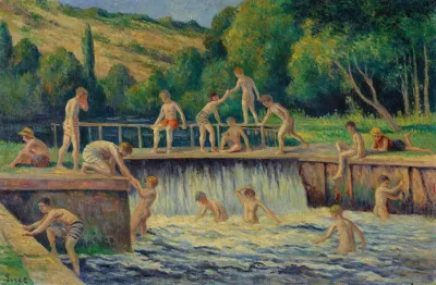 La Baignade A Bessy Sur Cure