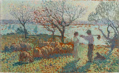 La Bergere Et Le Paysan Rencontre Vesperale