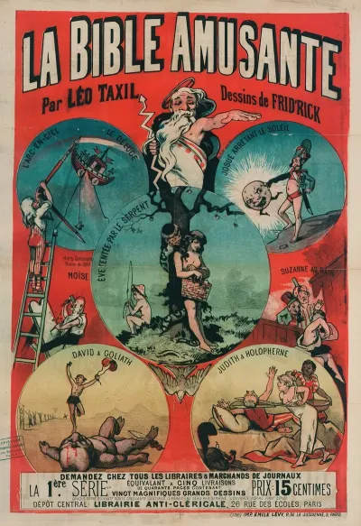 La Bible Amusante Par Leo Taxil Dessins De Fridrick Demandez Chez Tous Les Libraires Marchands De Journaux