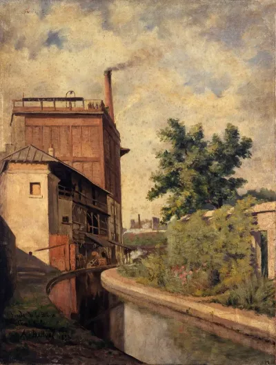 La Bievre Rue Croulebarbe Usine De La Veuve Lanier