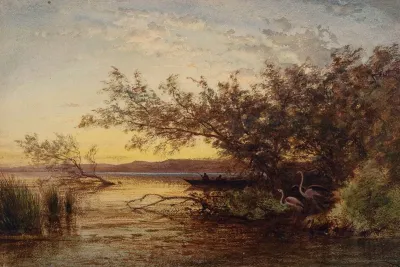 La Camargue Coucher De Soleil