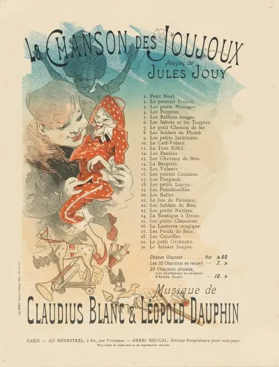 La Chanson Des Joujoux Jules Jouy Claudius Blanc Leopold Dauphin